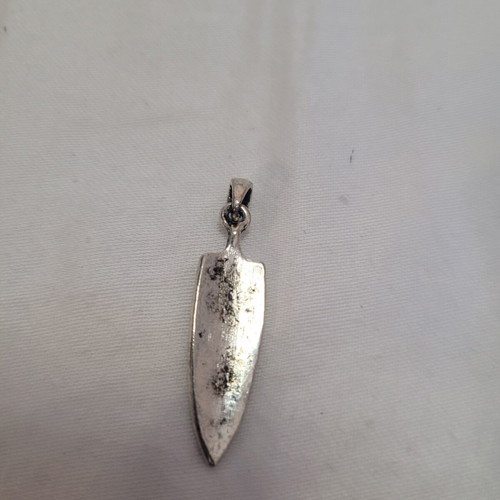 Indian feather pendant necklace, unisex