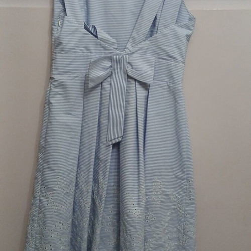Summer dress Matis like new, white and blue, size S