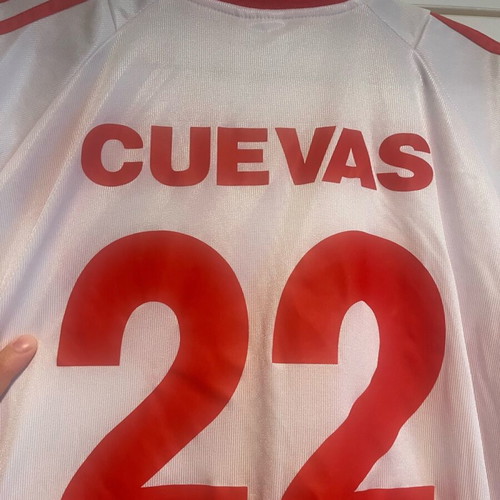 River Plate jersey with Cuevas print, like new, size X Large