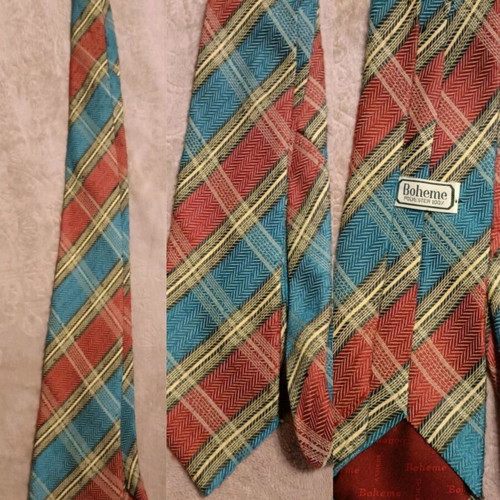 Tie pack of 6 gray, new