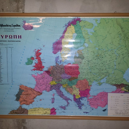 Duplex map of Europe