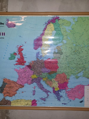 Duplex map of Europe