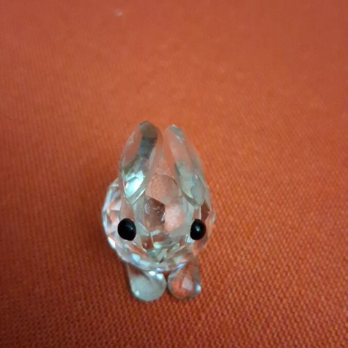 Crystal animal figurines like new, set of 3 pieces