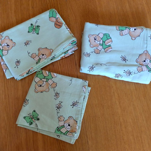 Duvet cover set with pillowcase and sheet like new, 100% cotton