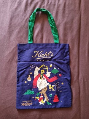 Kiehl's limited edition tote bag new with Maite Franchi design