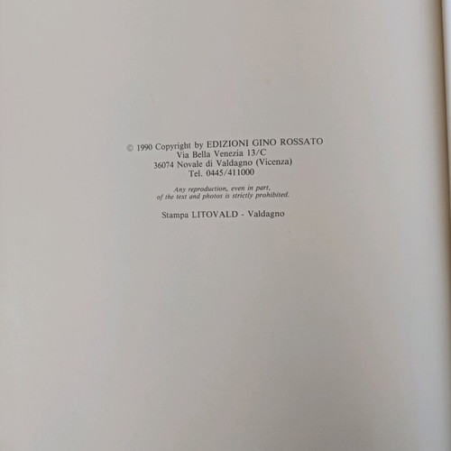 The Wonders of Vicenza hardcover English edition like new