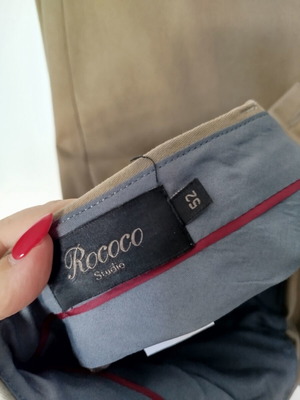 Rococo men's chino pants like new, size 52, beige