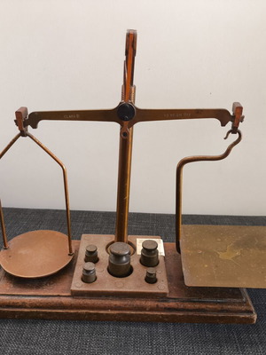 Antique British Postal Scale by De Grave, Short & Co. Ltd used
