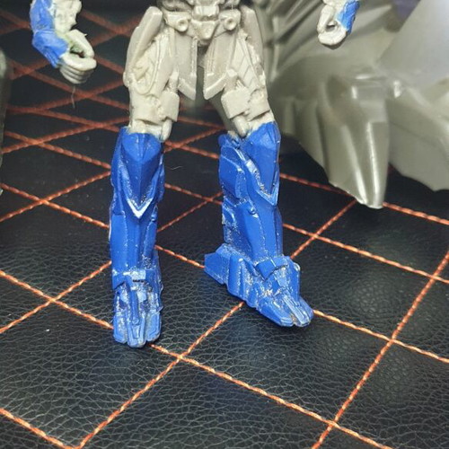 Grimlock Transformers movie figure 50cm used with Optimus mini figure