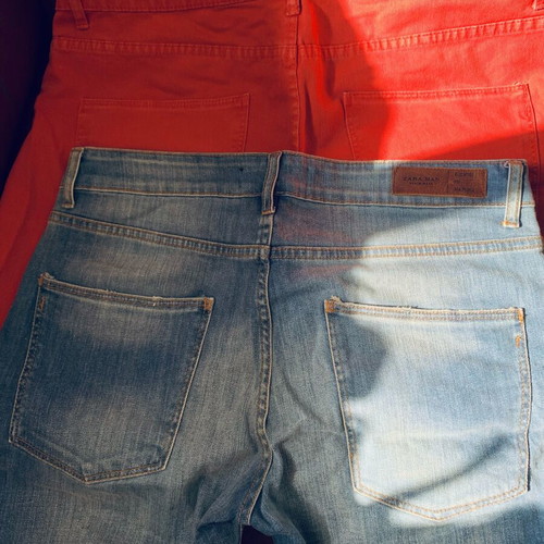 Zara Man men's jeans set blue and red like new, size L