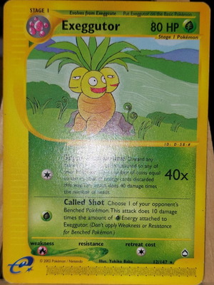 Exeggutor (AQ 12) like new