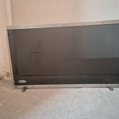 Fireplace screen protector