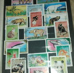 Stamp album used from various countries
