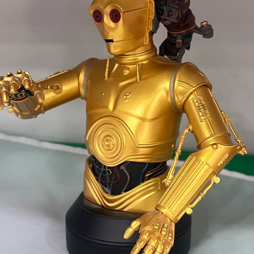 Star Wars Episode IX C-3PO and Babu Frik Bust 15cm new