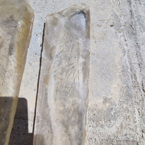 Natural Crystal Stone Mariaglas Mineral Decoration like new