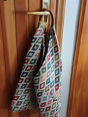 Fabric Hand and Shoulder Bag like new