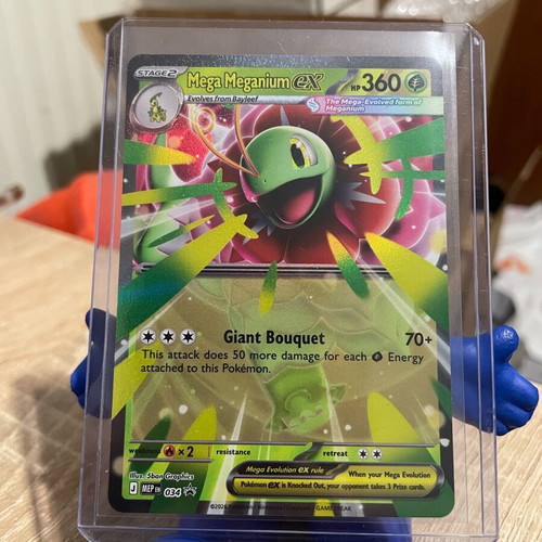 Pokemon Mega Meganium EX MEP 034 Promo like new