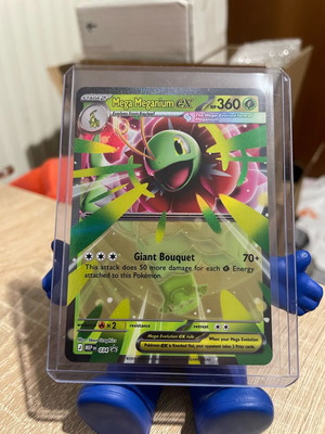 Pokemon Mega Meganium EX MEP 034 Promo like new