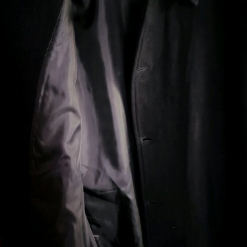 Men's black coat size medium like new
