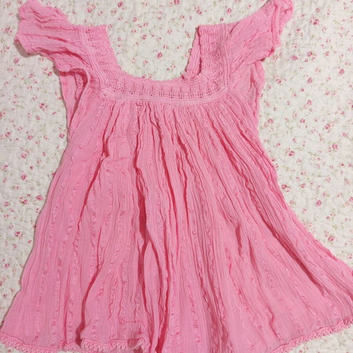 Pleated dress for 4 years old like new, pink summer
