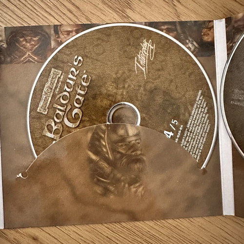 Baldur’s Gate PC game in excellent condition