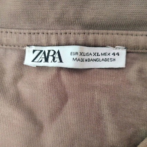 Zara men's t-shirt size XL like new, beige and brown