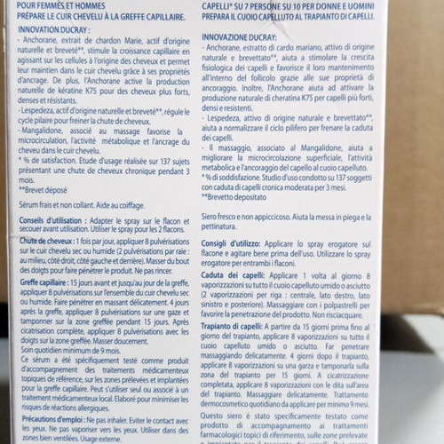 Ducray Neoptide Expert serum for hair loss new 2x50ml