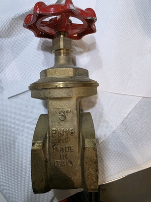Bronze gate valve female 3" PN16 CIM like new
