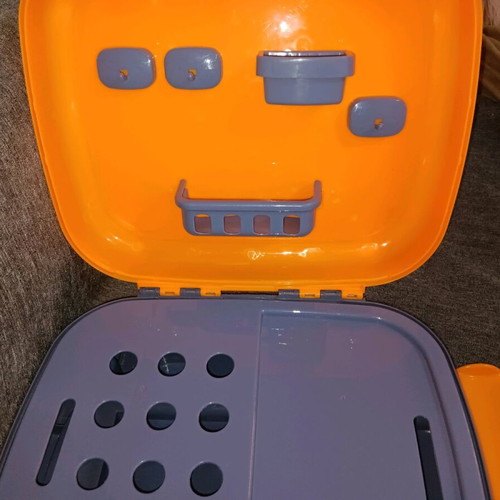 Children's toolboxes used with tools, set of two