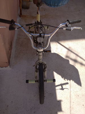 Ποδήλατο BMX μεταχειρισμένο, ασημί, με V-Brakes