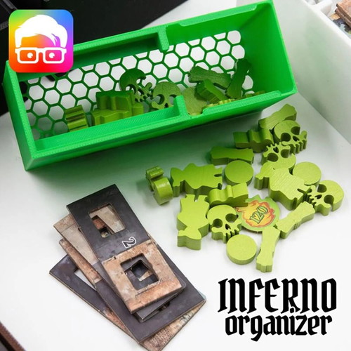 Inferno Board Game Organizer New, Fits Sleeved Cards