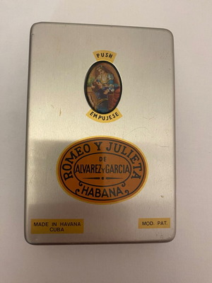 Romeo y Julieta Habana cigar case used, collectible pre embargo