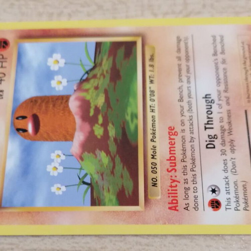 Pokémon Diglett Evolutions 2016 card new