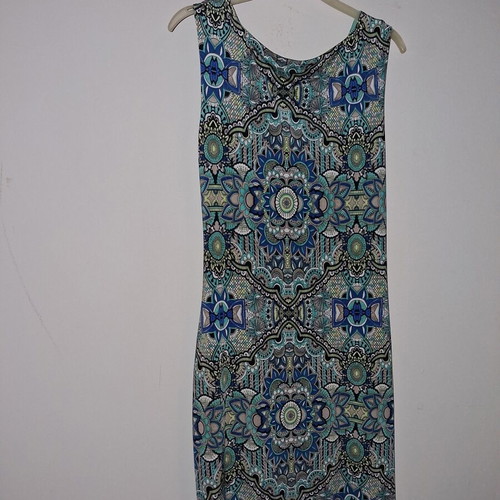 Raxevsky printed dress XS/S like new, turquoise multicolor