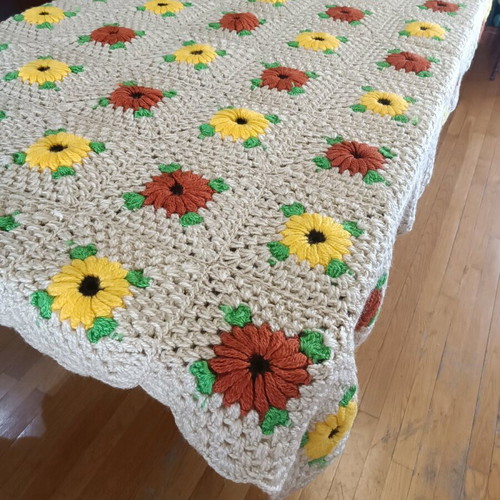 Handmade wool blankets like new, set of 3 with dimensions