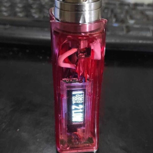 Box Mod Hera 60W Ambition Mods like new, red polished