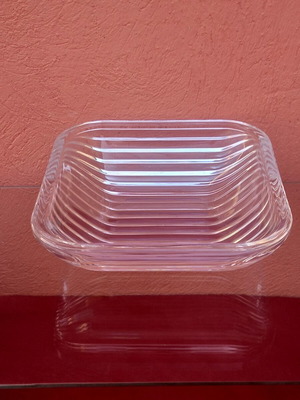 Crystal fruit bowl