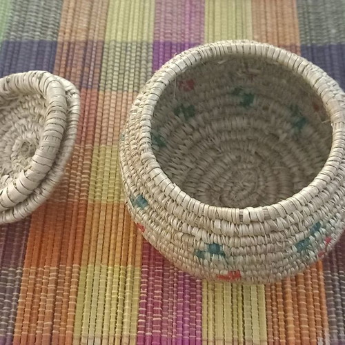 Alaskan Eskimo Basket like new, set of four authentic