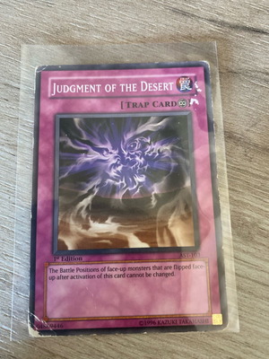 Judgment of the Desert Yu Gi Oh! card used AST-103 English