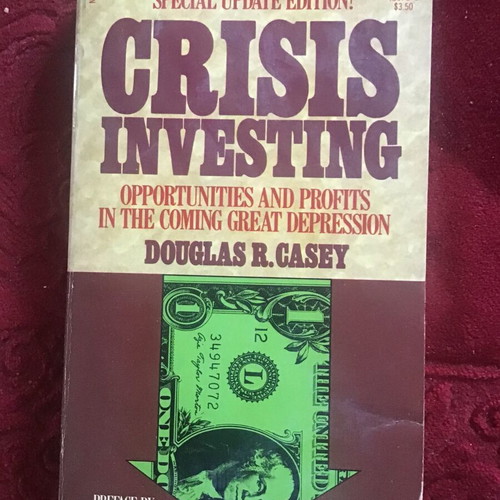 Crisis Investing book used, English literature