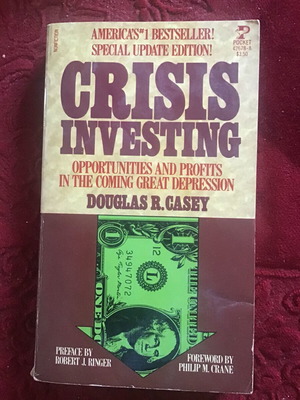 Crisis Investing book used, English literature