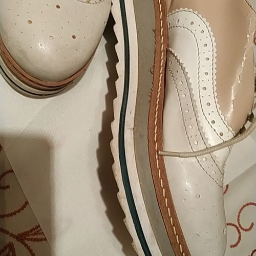 Esti walking shoes used, size 39, gray and beige