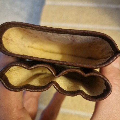 Toscano leather case for 4 cigars up to 12 cm like new