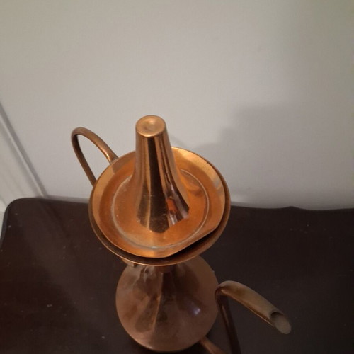 Copper decorative jug like new, height 27 cm