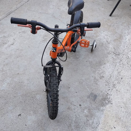 Btwin Robot 500 14" kids bike with training wheels