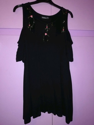 Janira blouse used, size M/L, black