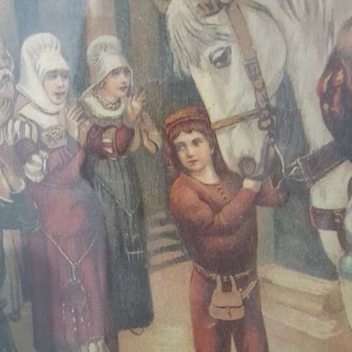 Poster with Return Theme used, medieval view