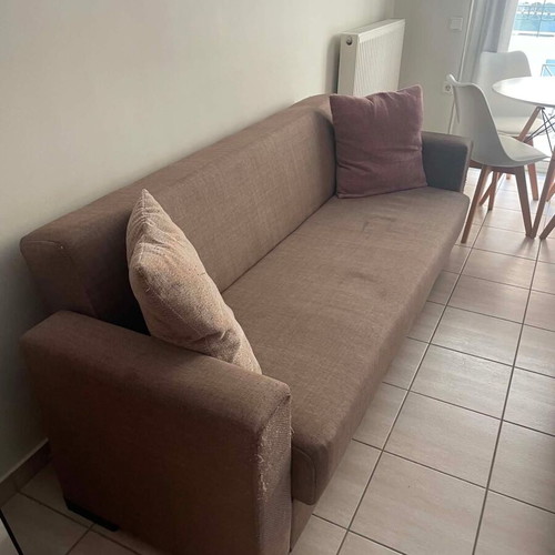 Polihome three-seater sofa with storage and bed function