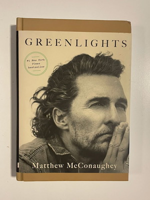 Greenlights hardcover memoir by Matthew McConaughey
