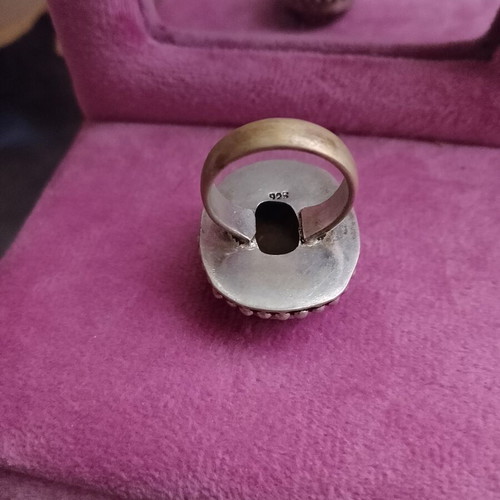 Vintage Italian 925 Silver Rings with Stone, Set or Single, Used